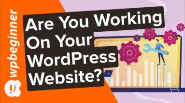 Are You Working on Your WordPress Website?